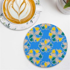 Abstract Pattern Geometric Backgrounds   Uv Print Round Tile Coaster