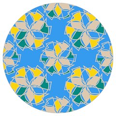 Abstract Pattern Geometric Backgrounds   Round Trivet