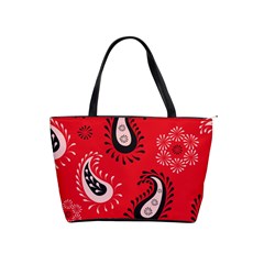 Floral Pattern Paisley Style Paisley Print   Classic Shoulder Handbag by Eskimos