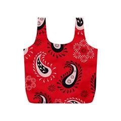 Floral Pattern Paisley Style Paisley Print   Full Print Recycle Bag (s) by Eskimos