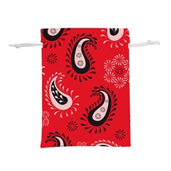 Floral Pattern Paisley Style Paisley Print   Lightweight Drawstring Pouch (l) by Eskimos