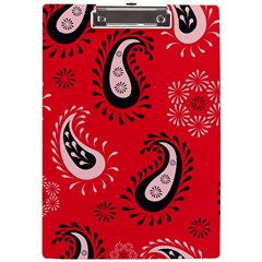 Floral Pattern Paisley Style Paisley Print   A4 Clipboard by Eskimos