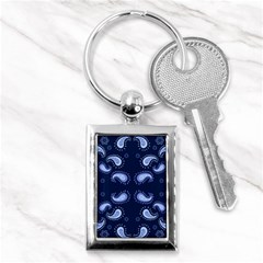 Floral Pattern Paisley Style Paisley Print   Key Chain (rectangle) by Eskimos