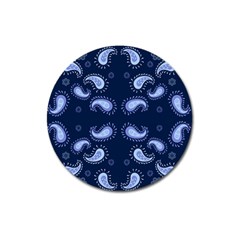 Floral Pattern Paisley Style Paisley Print   Magnet 3  (round) by Eskimos