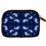 Floral pattern paisley style Paisley print.  Digital Camera Leather Case Back