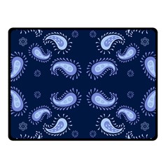 Floral Pattern Paisley Style Paisley Print   Fleece Blanket (small) by Eskimos