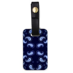 Floral Pattern Paisley Style Paisley Print   Luggage Tag (one Side) by Eskimos