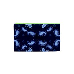 Floral Pattern Paisley Style Paisley Print   Cosmetic Bag (xs) by Eskimos