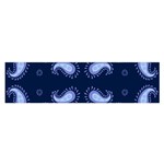 Floral pattern paisley style Paisley print.  Satin Scarf (Oblong) Front