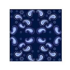 Floral Pattern Paisley Style Paisley Print   Small Satin Scarf (square) by Eskimos