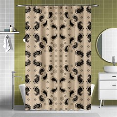 Floral Pattern Paisley Style Paisley Print   Shower Curtain 48  X 72  (small)  by Eskimos