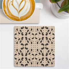 Floral Pattern Paisley Style Paisley Print   Uv Print Square Tile Coaster 