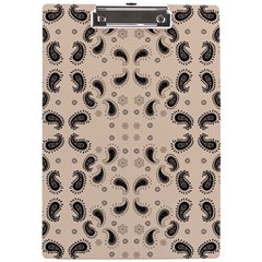 Floral Pattern Paisley Style Paisley Print   A4 Clipboard by Eskimos