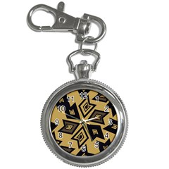 Abstract Pattern Geometric Backgrounds   Key Chain Watches by Eskimos