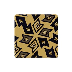 Abstract Pattern Geometric Backgrounds   Square Magnet by Eskimos