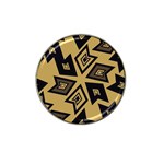 Abstract pattern geometric backgrounds   Hat Clip Ball Marker (10 pack) Front