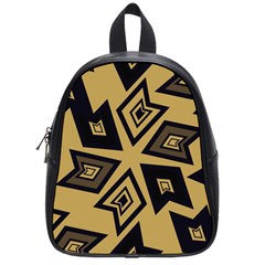 Abstract Pattern Geometric Backgrounds   School Bag (small) by Eskimos