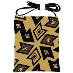 Abstract Pattern Geometric Backgrounds   Shoulder Sling Bag by Eskimos