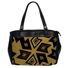 Abstract Pattern Geometric Backgrounds   Oversize Office Handbag by Eskimos