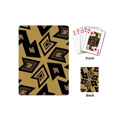 Abstract Pattern Geometric Backgrounds   Playing Cards Single Design (mini) by Eskimos