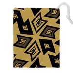 Abstract pattern geometric backgrounds   Drawstring Pouch (4XL) Front