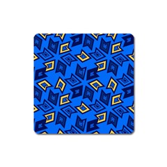 Abstract Pattern Geometric Backgrounds   Square Magnet by Eskimos