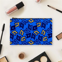 Abstract Pattern Geometric Backgrounds   Cosmetic Bag (medium) by Eskimos