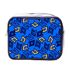 Abstract Pattern Geometric Backgrounds   Mini Toiletries Bag (one Side) by Eskimos