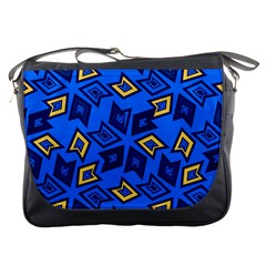 Abstract Pattern Geometric Backgrounds   Messenger Bag by Eskimos