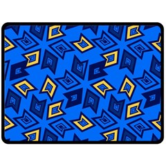 Abstract Pattern Geometric Backgrounds   Double Sided Fleece Blanket (large)  by Eskimos