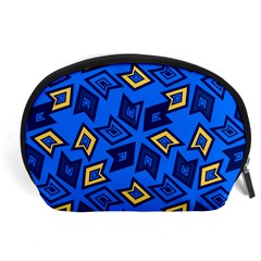 Abstract Pattern Geometric Backgrounds   Accessory Pouch (large) by Eskimos