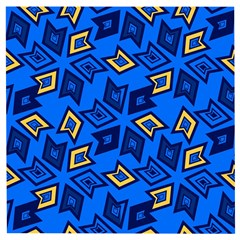 Abstract Pattern Geometric Backgrounds   Wooden Puzzle Square by Eskimos