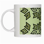 Abstract pattern geometric backgrounds   White Mugs Left