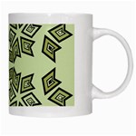 Abstract pattern geometric backgrounds   White Mugs Right