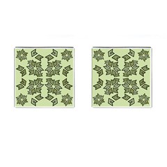 Abstract Pattern Geometric Backgrounds   Cufflinks (square) by Eskimos