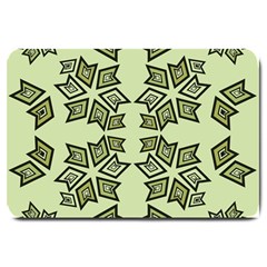 Abstract Pattern Geometric Backgrounds   Large Doormat  by Eskimos