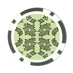 Abstract Pattern Geometric Backgrounds   Poker Chip Card Guard by Eskimos