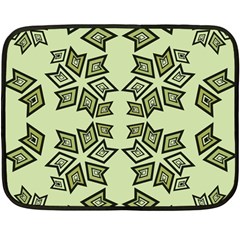 Abstract Pattern Geometric Backgrounds   Fleece Blanket (mini) by Eskimos