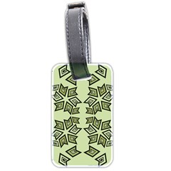 Abstract Pattern Geometric Backgrounds   Luggage Tag (two Sides) by Eskimos