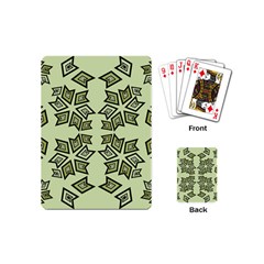 Abstract Pattern Geometric Backgrounds   Playing Cards Single Design (mini) by Eskimos