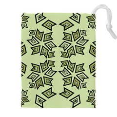 Abstract Pattern Geometric Backgrounds   Drawstring Pouch (5xl) by Eskimos