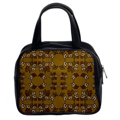 Abstract pattern geometric backgrounds   Classic Handbag (Two Sides)