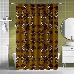 Abstract pattern geometric backgrounds   Shower Curtain 48  x 72  (Small) 