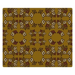 Abstract pattern geometric backgrounds   Double Sided Flano Blanket (Small) 