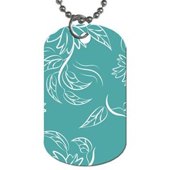 Folk Flowers Print Floral Pattern Ethnic Art Dog Tag (one Side) by Eskimos