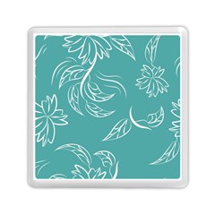 Folk Flowers Print Floral Pattern Ethnic Art Memory Card Reader (square) by Eskimos