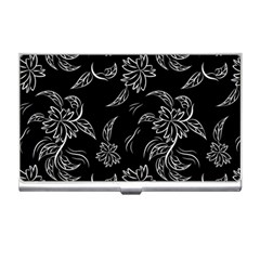 Folk Flowers Print Floral Pattern Ethnic Art Business Card Holder by Eskimos