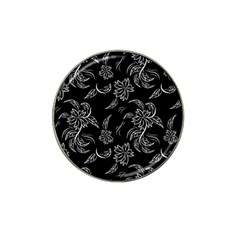 Folk Flowers Print Floral Pattern Ethnic Art Hat Clip Ball Marker (4 Pack) by Eskimos