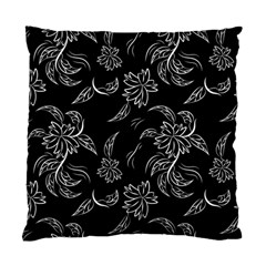 Folk Flowers Print Floral Pattern Ethnic Art Standard Cushion Case (one Side) by Eskimos