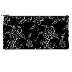 Folk Flowers Print Floral Pattern Ethnic Art Pencil Case by Eskimos